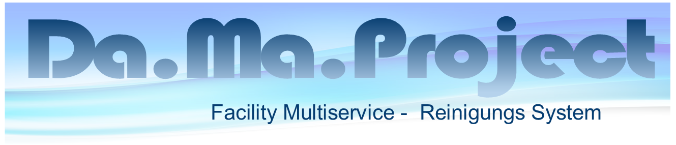 Logo del nostro partner DA.MA.Project, Facility Multiservice e sistema di pulizie